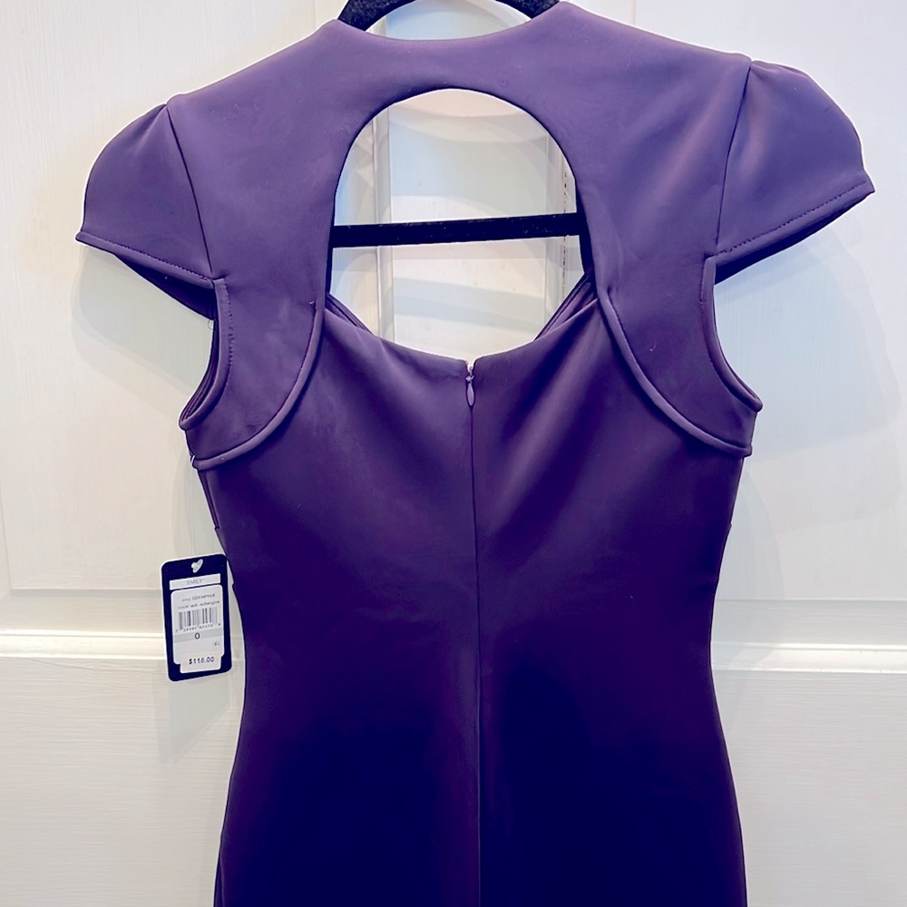 NWT Guess Aubergine Beautiful Dress - Picture 7 of 9